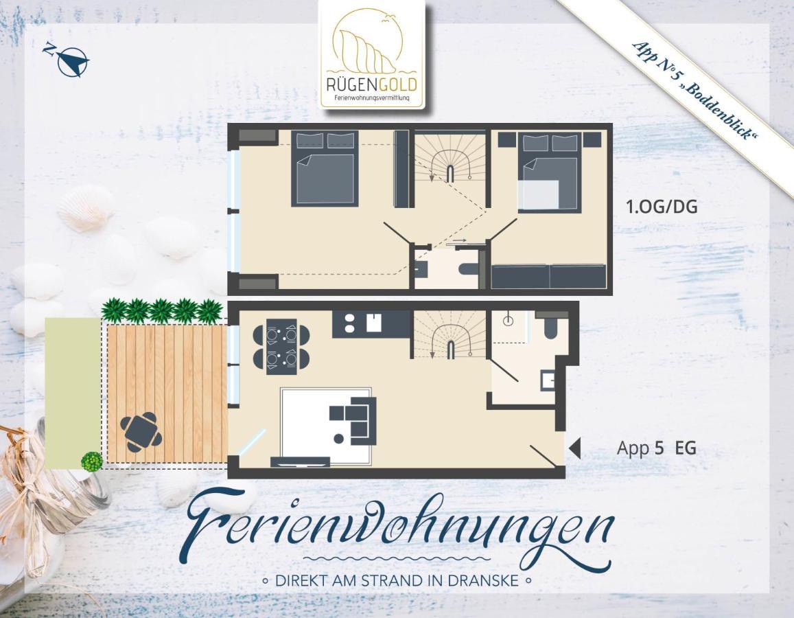 ,,Inselromantik" Appartement 3 Dranske Luaran gambar